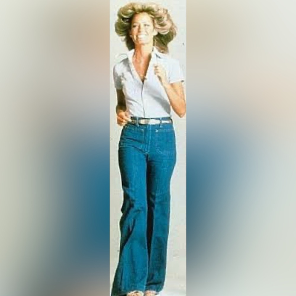 Vintage 70s Levi's Orange Tab Patch Pocket High Waisted Bell Bottoms Flare Jeans - Picture 12 of 12